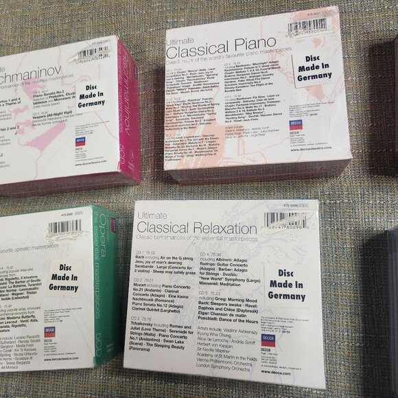 DECCA Ultimate Classical Music 6 LOT CD Set 5 CDS Rachmaninov Piano Opera - Picture 7 of 8